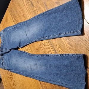 KUT FROM THE KLOTH 6 Womens Jeans BLUE ANKLE STRAIGHT LEGS Denim Preowned Used